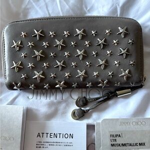 Jimmy Choo Star Studded Long Wallet - Great Used Condition J000045571001
